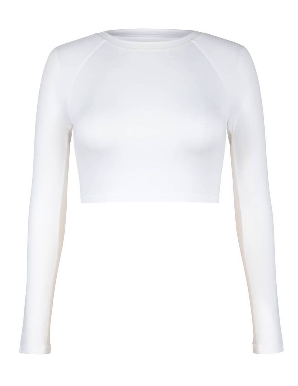 NEW TAIL ACTIVEWEAR women's sasha crop top with mesh inserts in white